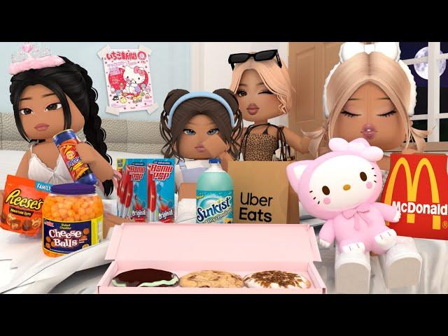 MY TODDLER HAS HER FIRST SLEEPOVER! *BRATTY GIRL AND MOM STAY OVER…* | Bloxburg Family Roleplay