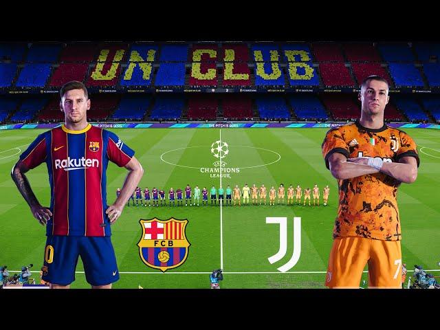 PES 2021 - Gameplay | Barcelona vs Juventus | PC
