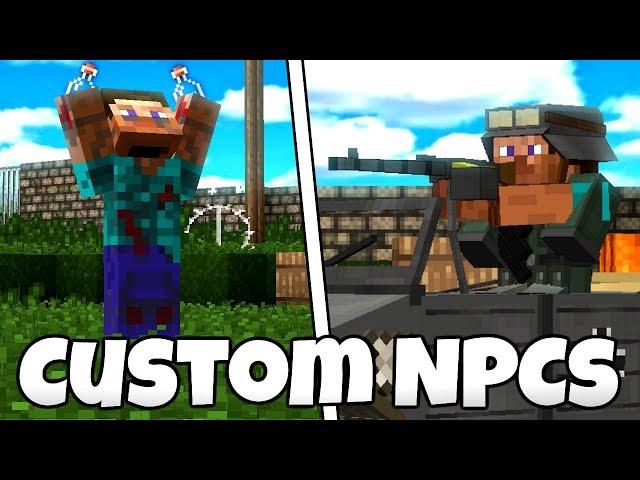 GUNS, MOUNTS AND ITEM QUESTS! - Custom NPCs Tutorial (Minecraft)