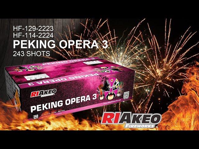 HF-129-2223A+HF-114-2224 Peking Opera 3 - Riakeo Fireworks