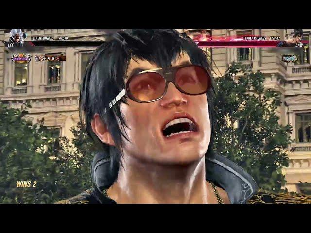 Tekken 8 : Law / Purple to Blue ranks highlights