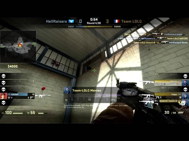 CS:GO PRO PLAYS #6 - Team LDLC's ruthlessly efficient upper rush on nuke - presented by DDK