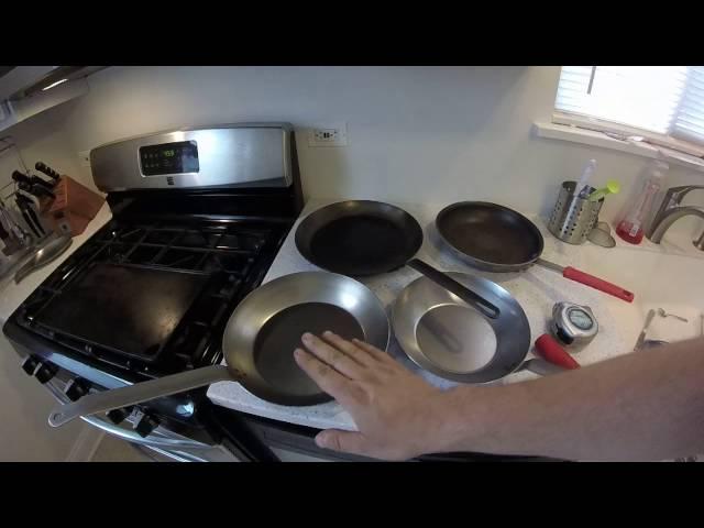 Lodge carbon steel pans vs Vollrath review