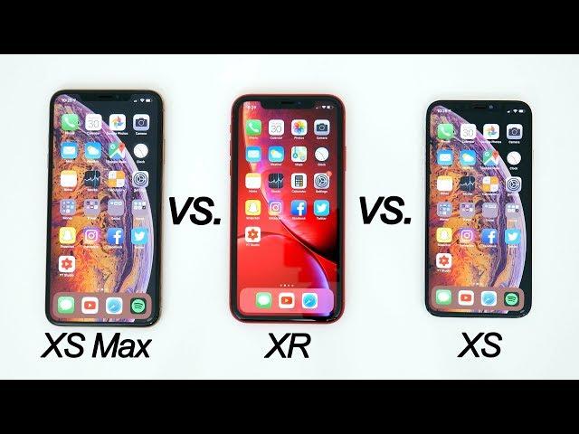 iPhone XR vs iPhone XS vs iPhone XS Max Full Comparison!