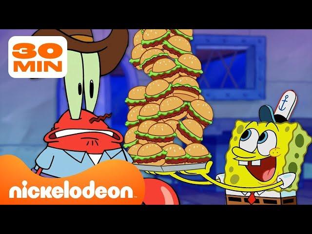 Губка Боб | Каждый сотрудник КРАБА КРАСТИ  | Губка Боб Квадратные Штаны | Nickelodeon Cyrillic