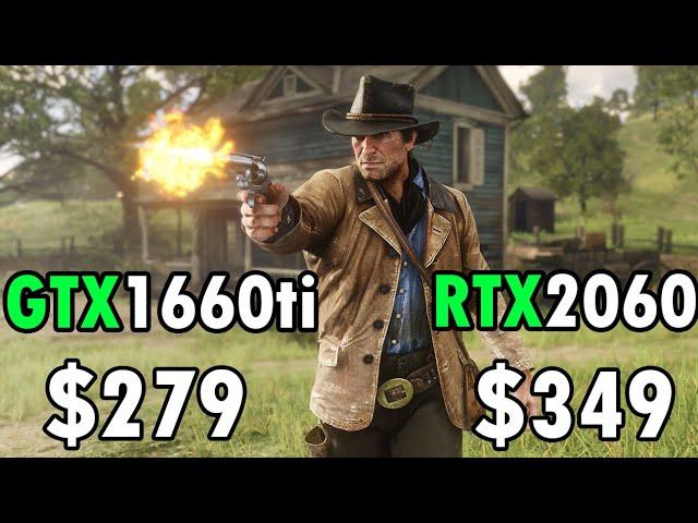 GTX 1660 ti vs RTX 2060 SUPER in 1080p,1440p and 2160p