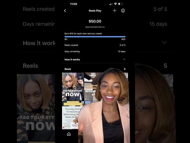 Instagram Reels Bonus Program | Payout