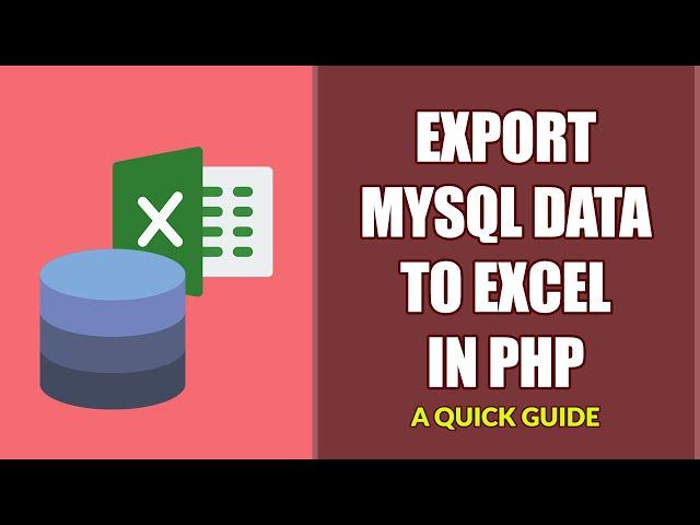 Export MYSQL Data To Excel In PHP