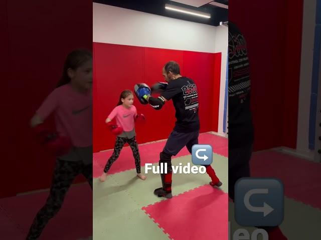 Sofia 9 years old future boxing champion #shorts #boxing #girl