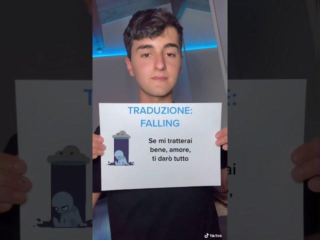 Traduzione Falling di Trevor Daniel trend Tiktok #shorts