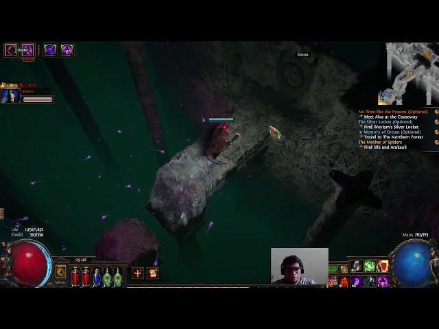 Path of Exile: Leveling Servant of Arakaali SRS Shadow día 3 Legacy of Phrecia #pathofexile #poe