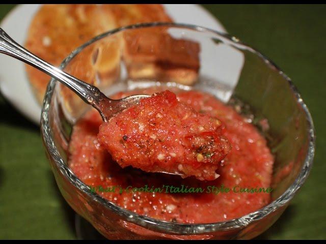 Italian Fresh Salsa Recipe Video