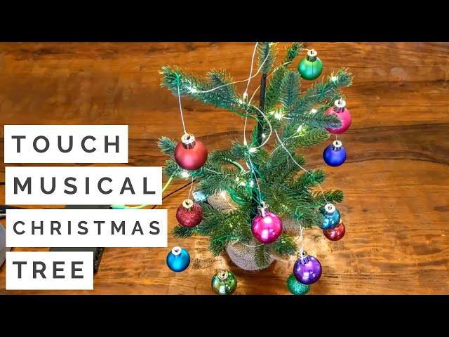 Capacitive Touch Christmas Tree How To | Raspberry Pi | Bare Conductive Pi Cap