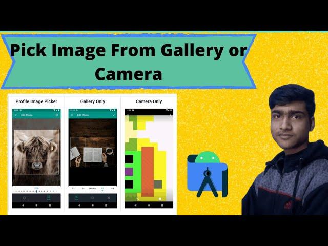 Load Image Into ImageView From Gallery or Camera In Java Using Image picker Dependency Tutorial 2022