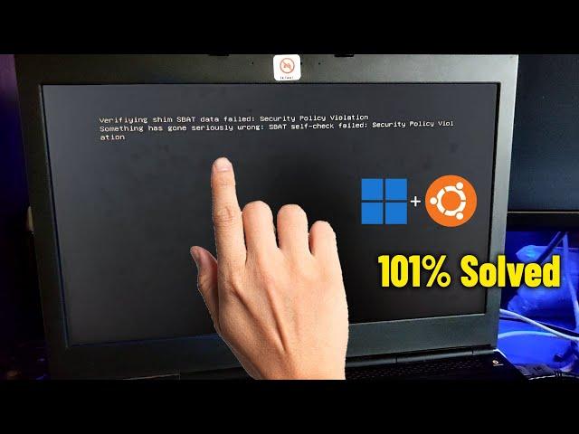 Verifying shim SBAT data failed Security Policy Violation - How To Fix DualBoot Windows11 + Ubuntu 