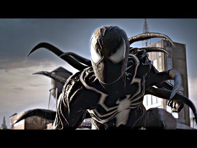 Venom Black Suit Spider-Man Destroys Everyone Scene (2023) Spider-Man 2 PS5 4K 60FPS