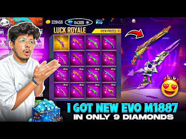 Free Fire - I Got New Max Evo M1887 in 9 Diamonds ￼& Rare Bundles - Garena Free Fire