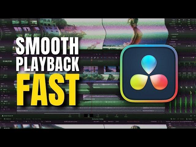 Stop the lag in Davinci Resolve 18 for beginners