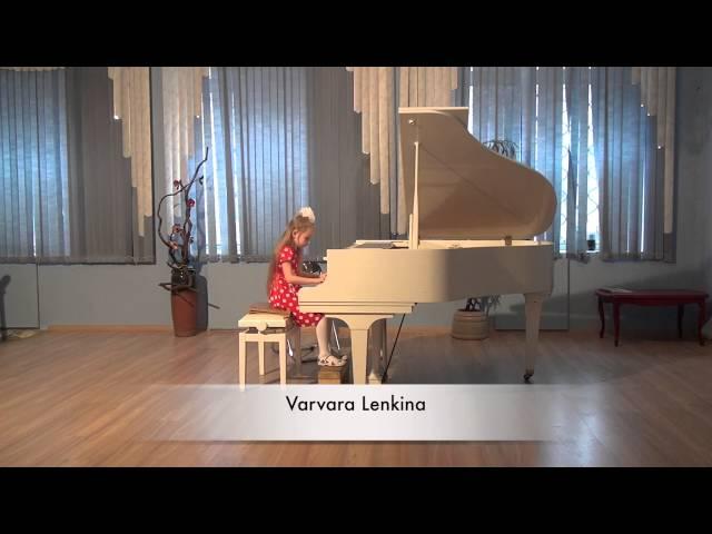 Sperontes "Menuet" Varvara Lenkina 7 y.o.