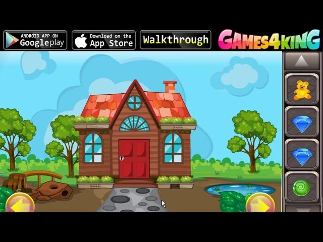 G4K Cartoon Garden House Escape walkthrough Games4King.