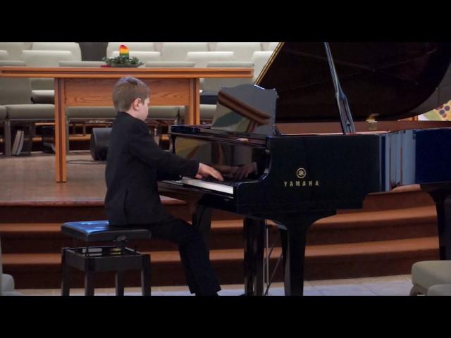 Daniel Alter  Chopin Waltz in C sharp minor - Kiwanis 2017
