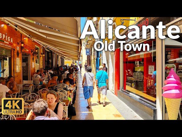 Explore Alicante Old Town Like Never Before - June 2023 Walking Tour | 4K Ultra HD, 60fps