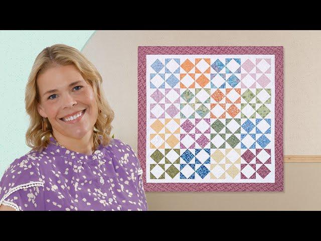 How to Make the Timeless Triangles Quilt  -  Free Quilting Tutorial