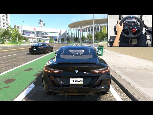 BMW M8 Competition - The Crew 2 | Logitech g29 gameplay