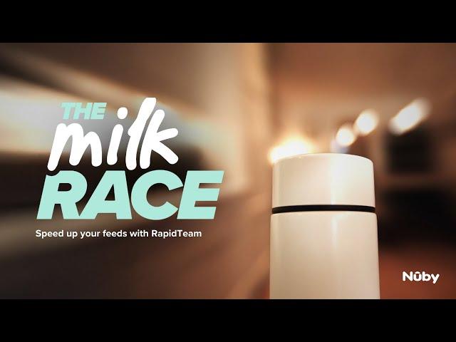 The Milk Race: Fast & Easy Formula Feeding in Under 2 Minutes  | Nuby UK RapidCool & RapidTeam