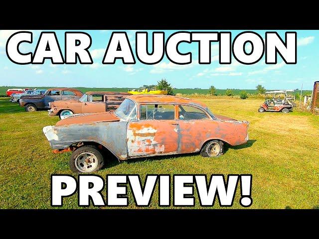 Auction Time! Small Collector Car Auction PREVIEW! Mustangs, Tri-Fives, Old Fords, Its All For Sale!