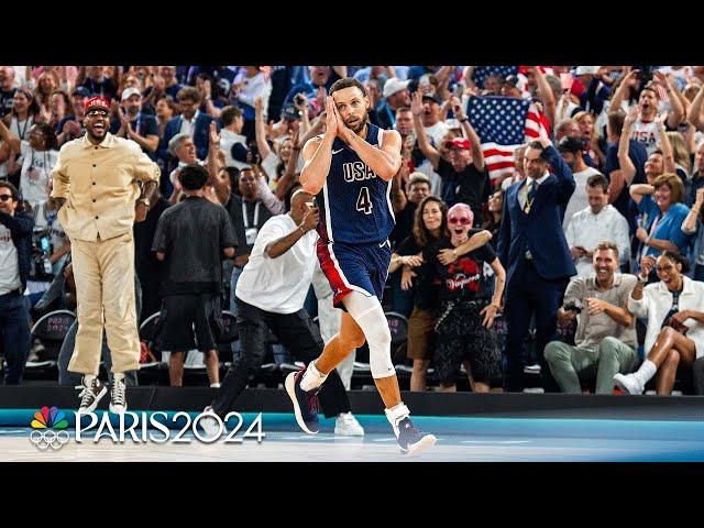 Stephen Curry’s TOP highlights from Paris Olympics basketball competition | NBC Sports