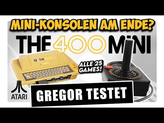 Die LETZTE Mini-Konsole?  ATARI THE400 MINI im ultimativen Hardware-Test + aller 25 Games (Review)