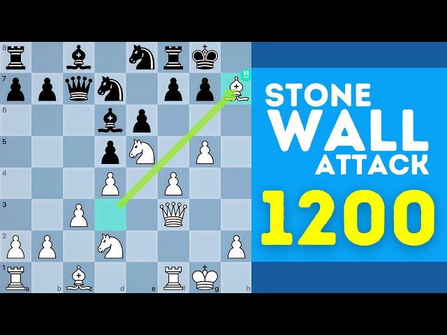 Hitting 1200 with Stone Wall Attack