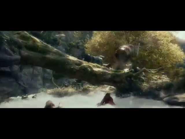 THE HOBBIT: Bombur Barrel Scene Bluray (1080p)