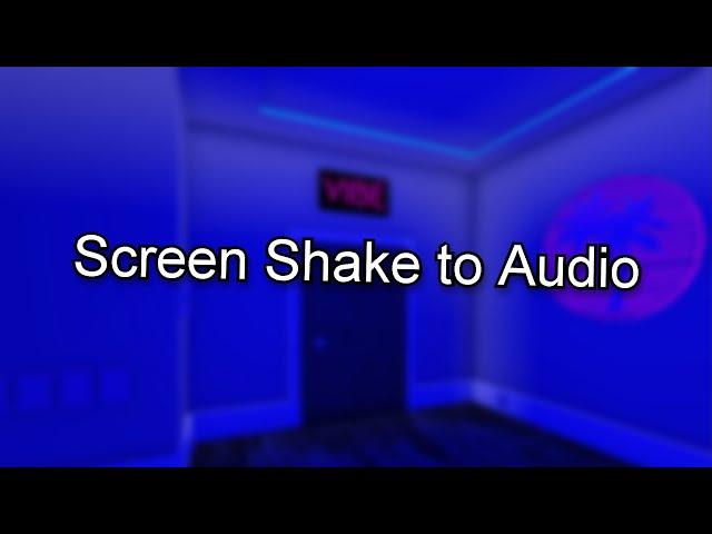 How to make your screen SHAKE to AUDIO (Roblox Studio)