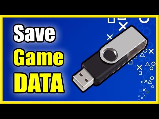 How to Copy & Save PS5 Game Data to a USB Drive (Fast Tutorial)