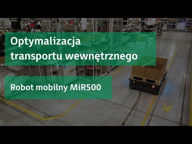 Robot mobilny MiR500 w Schneider Electric Industries