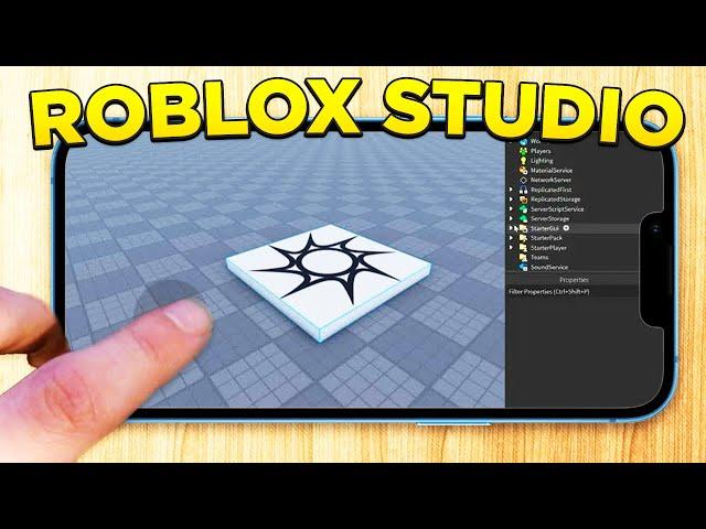 How to Get ROBLOX STUDIO on MOBILE.. (make games on roblox mobile)