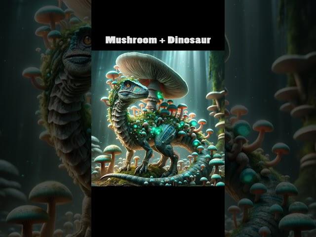 [AI] Mushroom + Dinosaur.