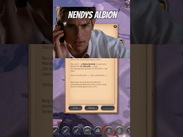 Did I just get SCAMMED?  #albiononline #nendys #shorts
