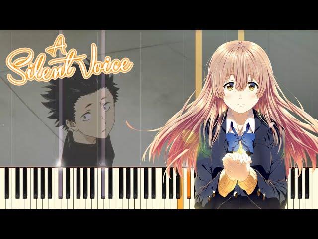 Koe No Katachi OST - Lit | Piano Cover | 【聲の形】「lit」【ピアノ】  | raykrislianggi - AniMusic