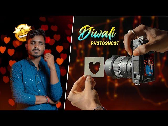 Try This Unique Diwali Special Portrait Photoshoot Ideas | Creative Portrait Photo Ideas at Home