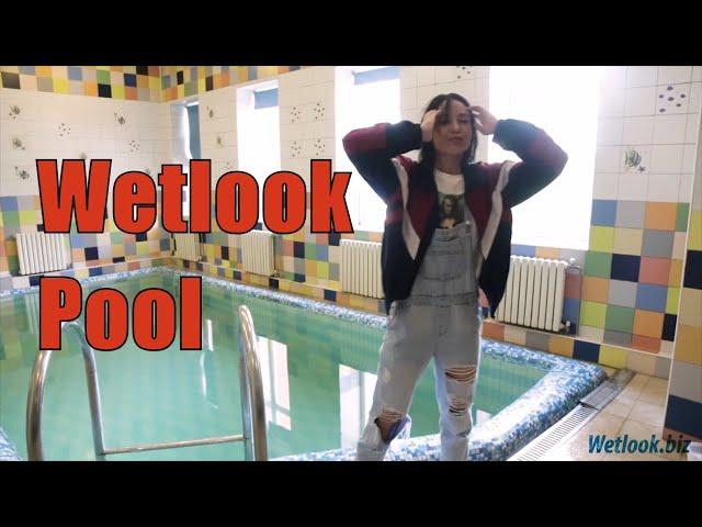 Wetlook pool catsuit | Wetlook girl