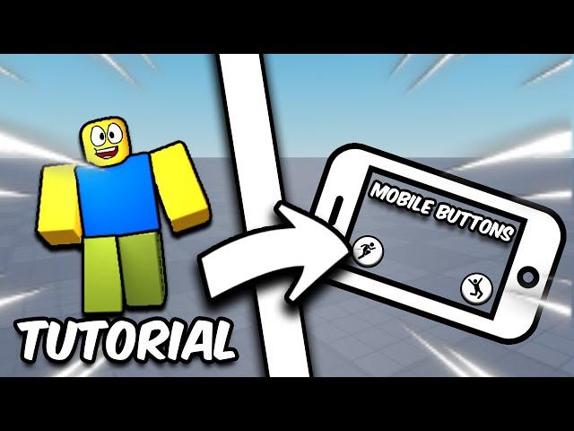 How To Create MOBILE BUTTONS - Roblox Studio (2024)