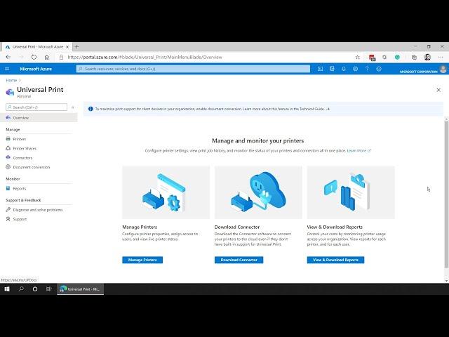 Learn how to use Universal Print to simplify the way you manage your printers in the Cloud