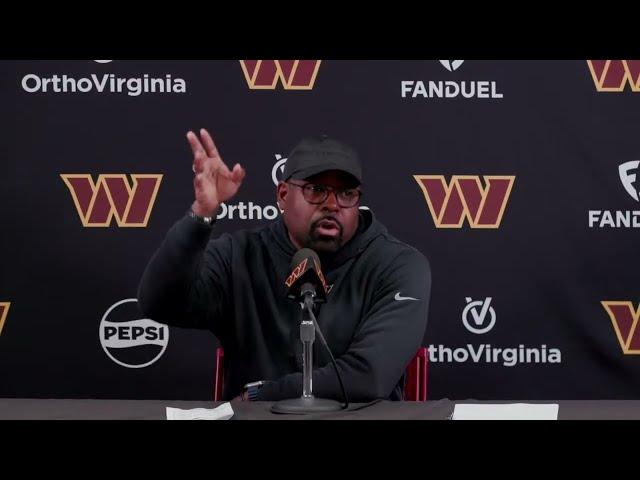 DC Joe Whitt Jr. Speaks to the Media Before Practice | Washington Commanders