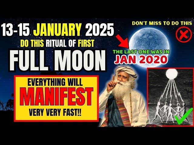 Full Moon January 2025 | Manifest LITERALLY Anything With This Secret Ritual On 13 Jan 2025