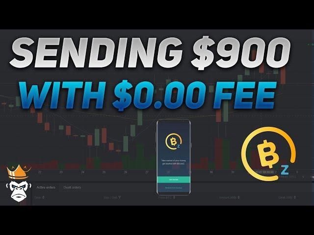 Sending $900 with $0.00 fee with BitcoinZ $BTCZ