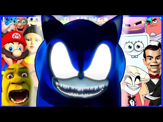 DING DONG Hide and Seek Song SONIC.EXE  ft. Hazbin Hotel Halloween Special