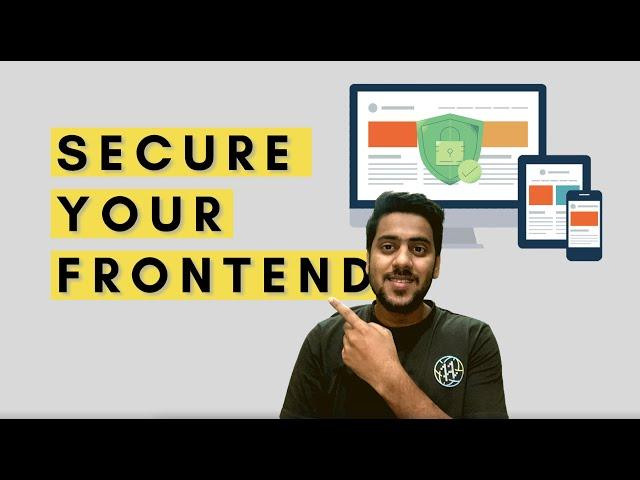 Secure your Frontend Code from hacking | React.js